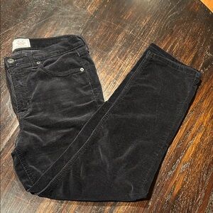 GAP Women's Black Velvet Skinny Jeans